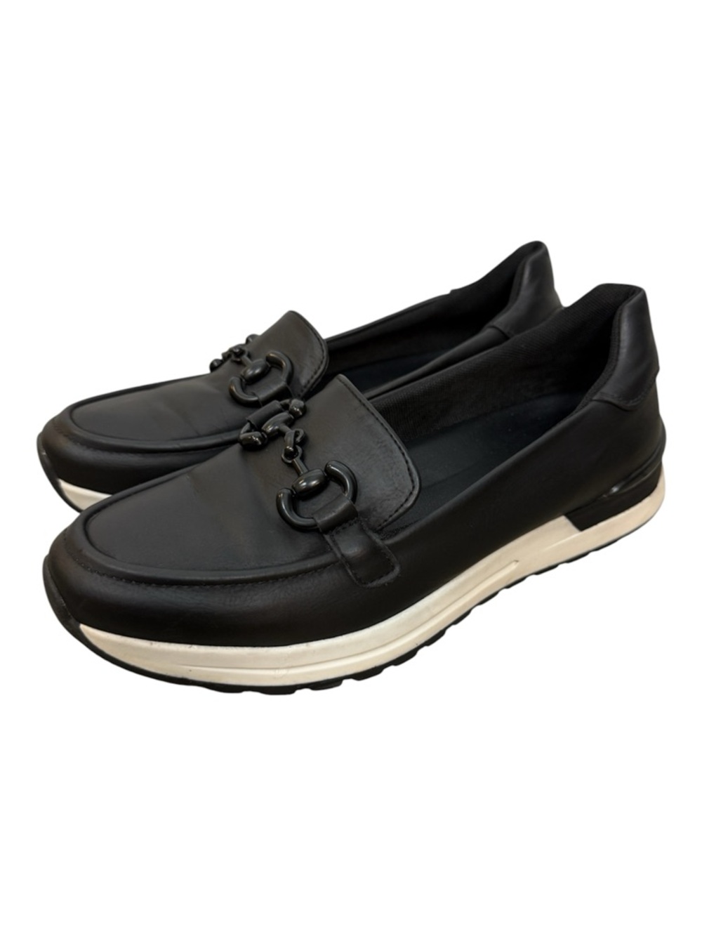 Patrizia by Spring Step Annaliese black leather slip on shoes size 41 or US 9.5